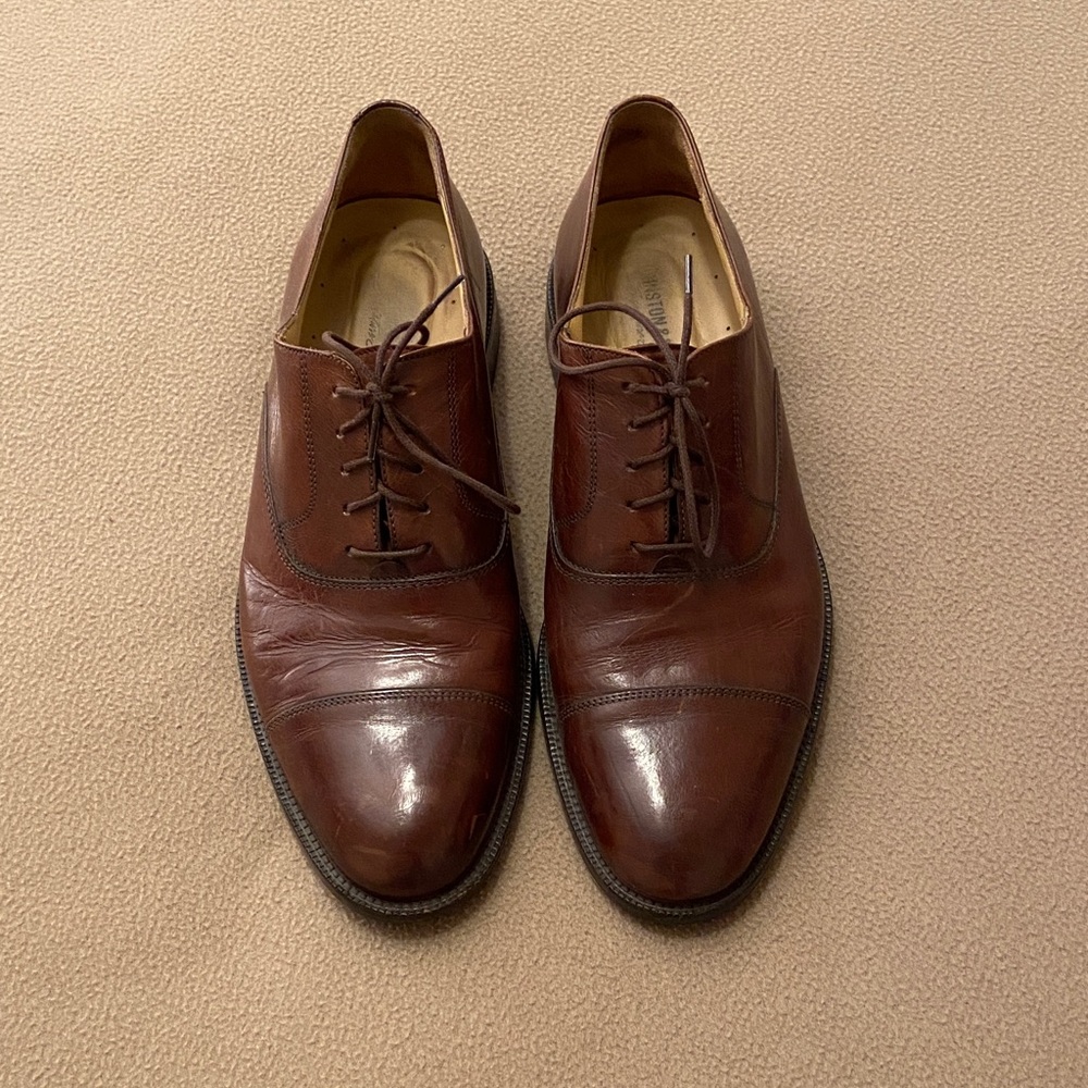 Johnston & Murphy Signature Series Cap Toe Dress Shoes. Men's 9.5.